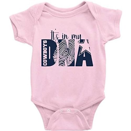 GKrepps It's in My DNA Cowboys Newborn Playsuit Footed Coverall Baby Crawl Clothes