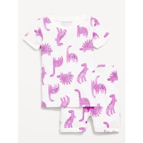 Printed Snug-Fit Pajama Set for Toddler & Baby