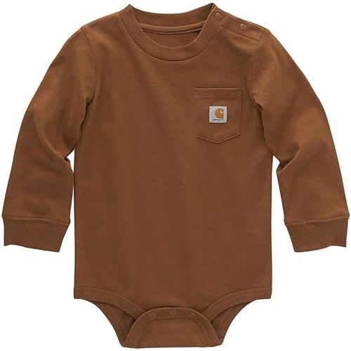 Carhartt Kid's CA5002 Long-Sleeve Pocket Bodysuit