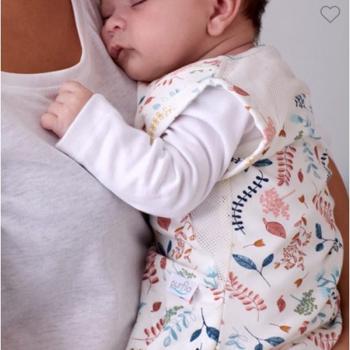 Purflo Swaddle To S/Bag All Seasons Botanical | Swaddles | Baby Bunting NZ