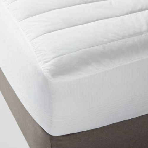 Twin Performance Mattress Pad - Threshold™: Hypoallergenic, Waterproof, Stain Release, Quilted, 4-Way Stretch, 250 Thread Count
