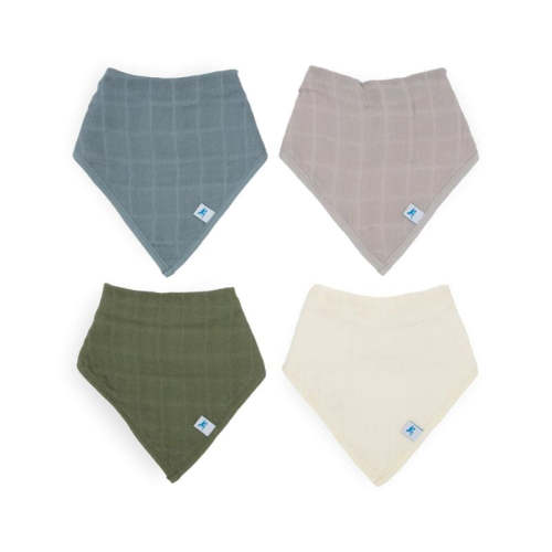 Cotton Muslin + Fleece Bandana Bib