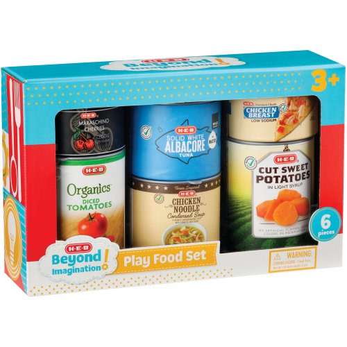 H-E-B Beyond Imagination! Can Goods Play Food Set