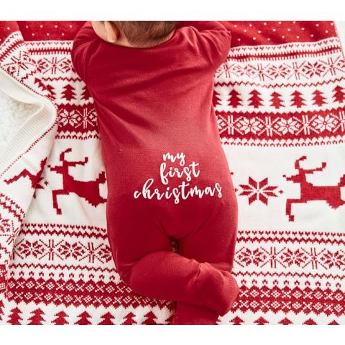 My First Christmas Organic Cotton Baby Pajama