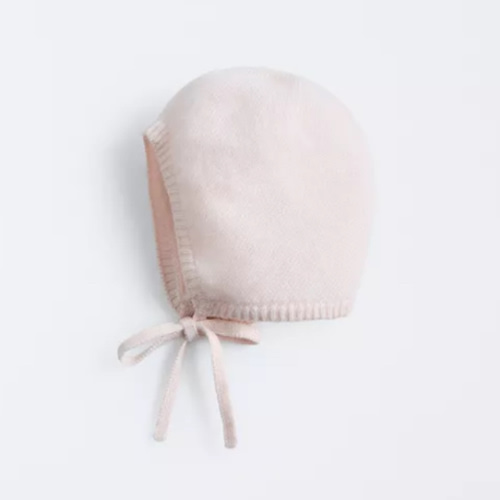 100% CASHMERE BONNET - Light pink | ZARA United States