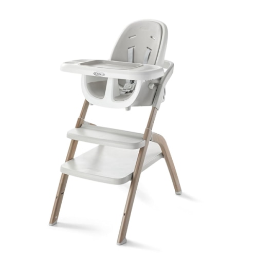 Graco EveryStep 6 in 1 High Chair, Babies and Toddlers Portable Slim High Chair with 6 Growing Stages from Infant to Toddler Seating, Convenient for Dining Time, Featured Design in Misty