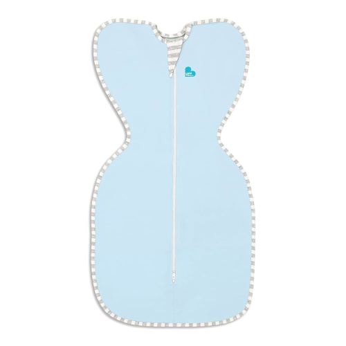 Love To Dream Swaddle UP, Blue, Small, 7-13 lbs., Dramatically better sleep, Allow baby to sleep in their preferred arms up position for self-soothing, snug fit calms startle reflex