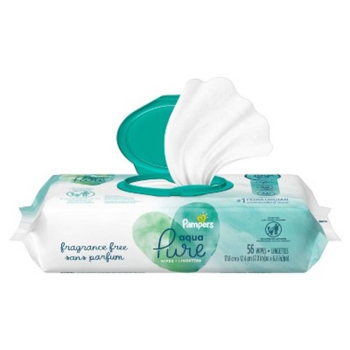 Pampers Aqua Pure Wipes (Select Count)