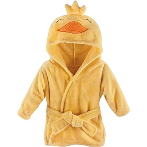 Hudson Baby Albornoz unisex de felpa con cara de animal