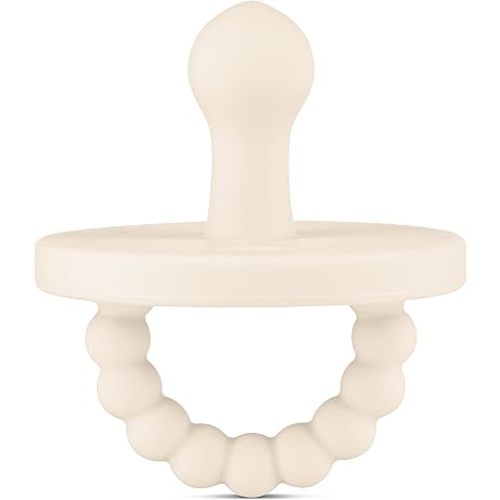 Ryan & Rose Cutie PAT Pacifier Teether (Bulb, Ivory)