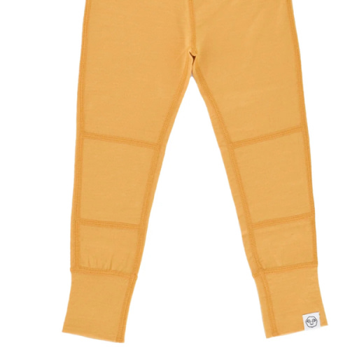 Kids Merino Wool Base Layer, Leggings, Honey