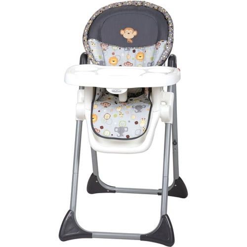 Baby Trend Sit-Right Adjustable High Chair, Dining Seat with Tray, Infant Feeding, Bobbleheads Insert