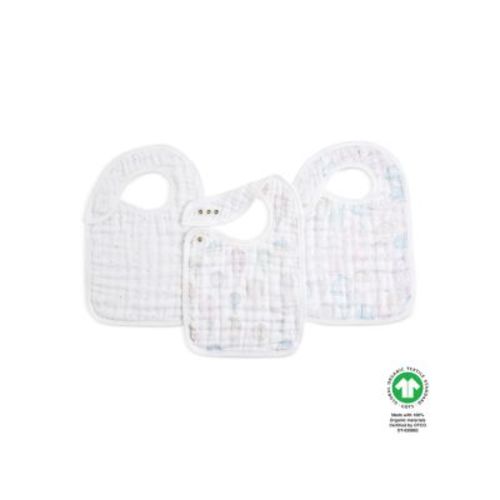 Snap Bibs, 3 Pack