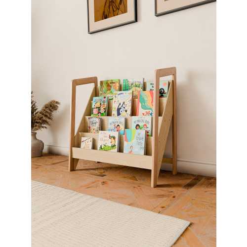 Montessori Bookshelf for Kids - Bookshelf Decor - Wooden Bookshelf