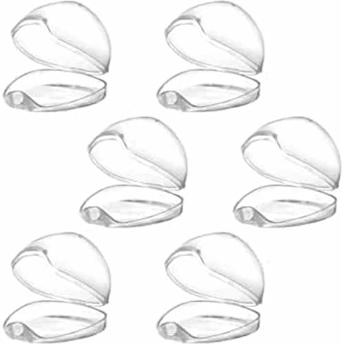 Accmor Pacifier Case, Pacifier Holder Case, Pacifier Container for Travel, BPA Free, Transparent, 6 Pack