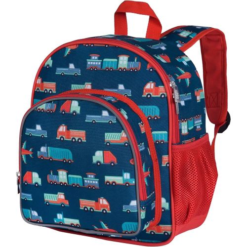 Wildkin 12-inch Kids Backpack – Padded, Adjustable, Ideal for Daycare & Travel - Transportation