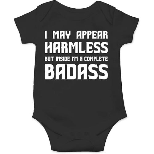 CBTwear I May Appear Harmless - Baby Clothes - Funny Newborn Bodysuit Outfits for Boys and Girls