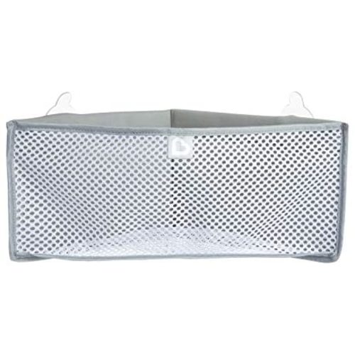 Munchkin High'n Dry Corner Bath Toy Organizer, Grey