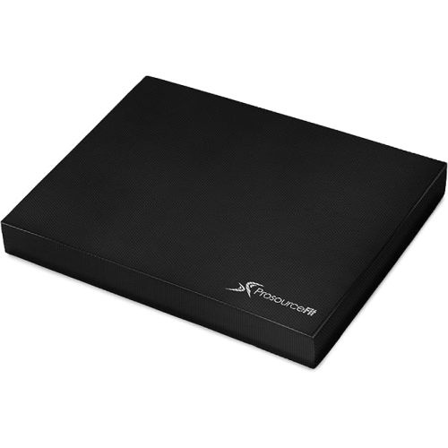 ProsourceFit Exercise Balance Pad, Non-Slip Cushioned Foam Mat & Knee Pad for Fitness and Stability Training, Yoga, Physical Therapy