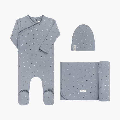 Elys & Co Organic Cotton Take Me Home Set - Leaf Blue, 3 M
