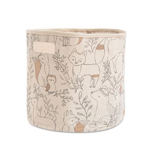 Crane Baby Canvas Storage Bin