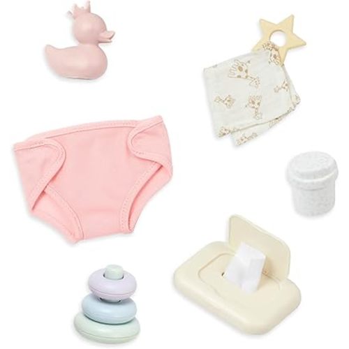 Lullababy – 9-Pc Baby Doll Changing Set | Style: New Born Essentials - Mini