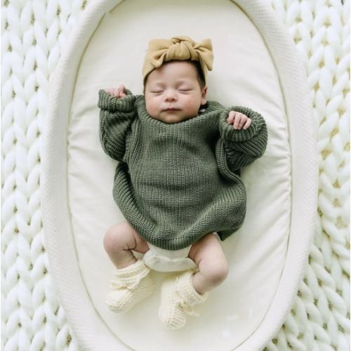 Chunky Knit Sweater | Green