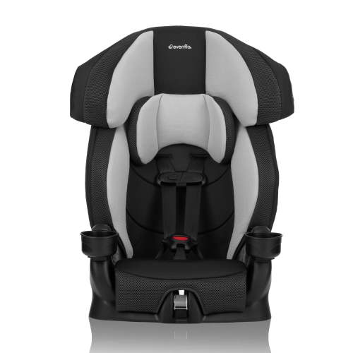 Evenflo Chase Plus 2-in-1 Booster Car Seat, Huron Black