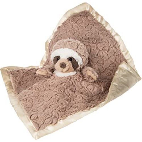 Mary Meyer Super Soft Stuffed Animal Security Blanket, Putty Sloth, 13 x 13-Inches