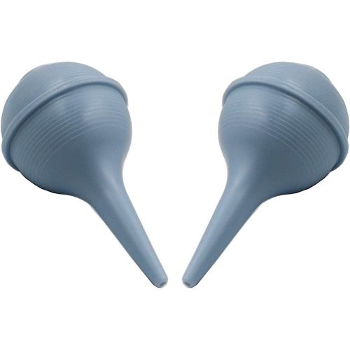 Comfort Axis Baby Nasal Aspirator and Ear wax Bulb Syringe, Blue, 2 Oz (2 Pack)
