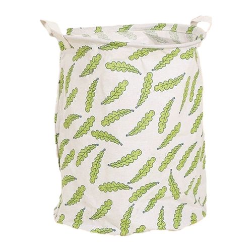 Round Big Size Canvas Storage Basket with Handle Large Organizer Bins for Dirty Laundry Hamper Baby Toys Nursery Kids Clothes Gift Basket