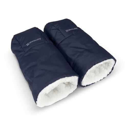 UPPAbaby CozyHandmuff/Easily Attaches to Stroller Handlebars/Ultra-Plush, Weather-Proof Hand Protection/Noa (Navy)