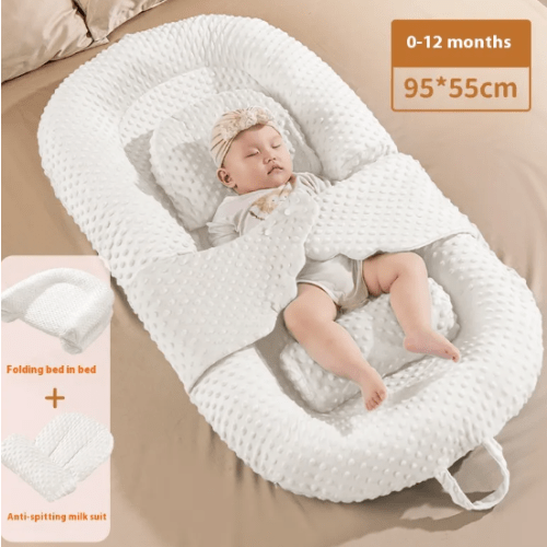 SoothEase™ Anti-Reflux & Anti-Colic Inclined Newborn Infant Baby Lounger Bed