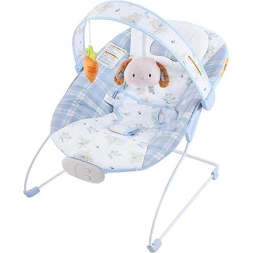 Baby Bouncer, Infants Bouncy Seat with Music and Vibrations,Baby Rocker for Newborns Indoor Outdoor Use 0-6 Months Up to 20 lbs
