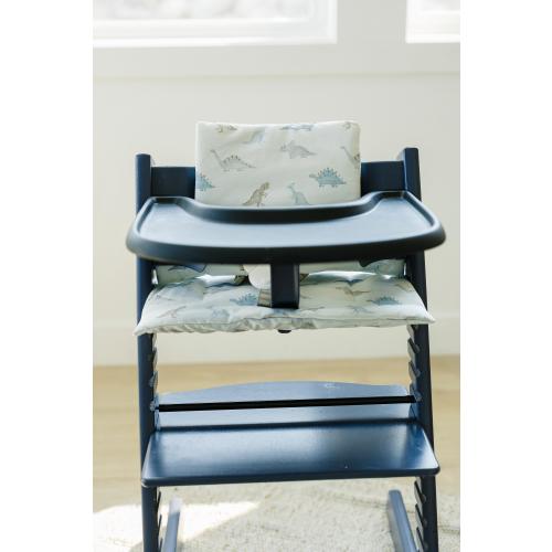 Dinosaur Stokke Cushion Cover - Wipeable Cover - Baby Highchair Accessories - Dino Dinos Boy