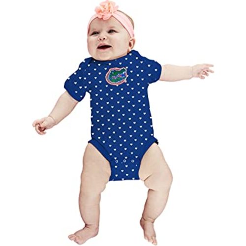 Two Feet Ahead Hearts Baby Bodysuit Creeper Baby Girl Clothes for Newborn Infants