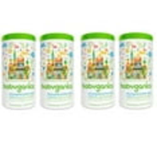 Babyganics All Purpose Surface Wipes, Fragrance Free, 75 Count Plant Based and Non-Abrasive, No Ammonia, No Bleach (Pack of 4)
