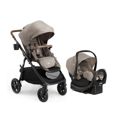 ginger™ and rue™ pramette and lightweight car seat travel system in Mocha