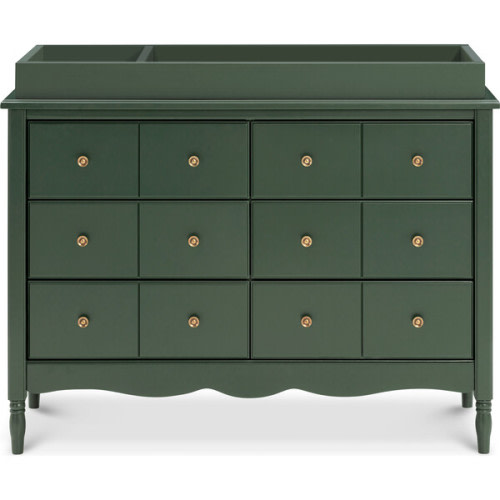 Liberty 6-Drawer Assembled Dresser, Forest Green - Namesake | Maisonette