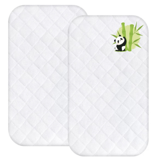 Bassinet WaterProof Mattress Protector Cover, Fits for AirClub Bassinet Bedside Sleeper, 2 Pack