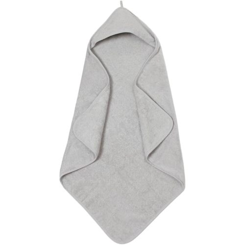 Premium Organic Cotton Baby Bath Towel – Hooded Toddler and Baby Towels for Newborn Girl and Boy – Super Soft and Absorbent (Pearl Grey)