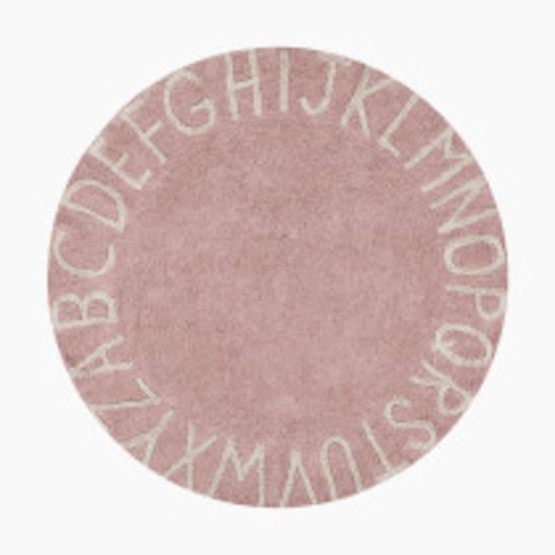 Lorena Canals Round ABC Washable Rug - Vintage Blush Natural, 5' Round