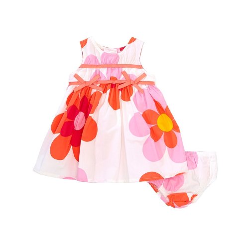 Bonnie Jean Baby Girls Newborn-24 Months Oversized Floral Sleeveless Sun Dress