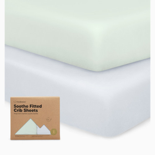Soothe Fitted Crib Sheets - Cove