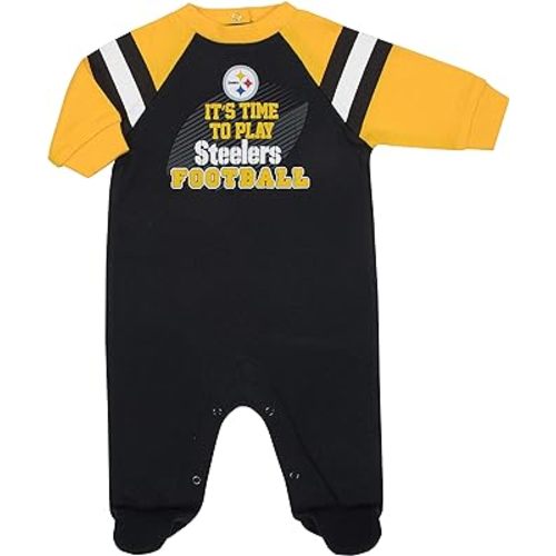 Gerber NFL Unisex Baby Nfl Team Footed Sleep and Play
