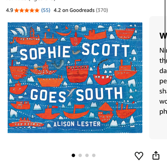 Sophie Scott Goes South: A Picture Book About a Dangerous Antarctic Journey with Penguins and Whales for Kids (Ages 6-9)