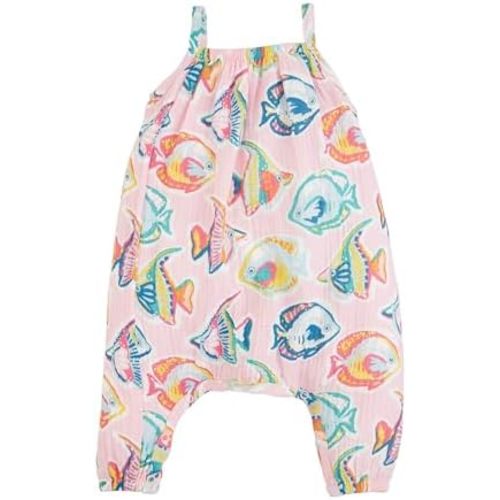 Mud Pie baby-girls Baby Girl Rainbow Fish Longall;