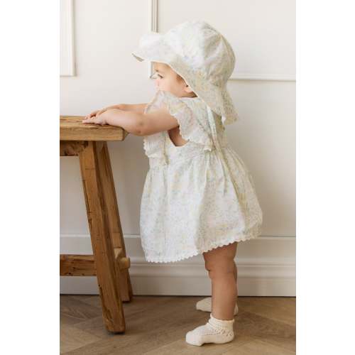 Organic Cotton Delaney Playsuit - Daphne Egret