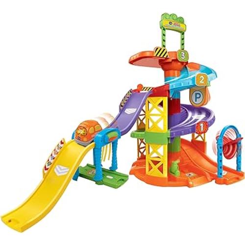 VTech Go! Go! Smart Wheels Spinning Spiral Tower Playset (Frustration Free Packaging) 12.60 x 20.67 x 28.15 Inches