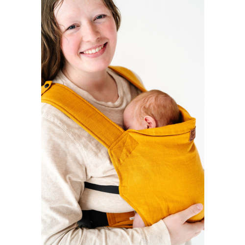 Happy Baby - Versa Baby Carrier | Marigold + Black Webbing